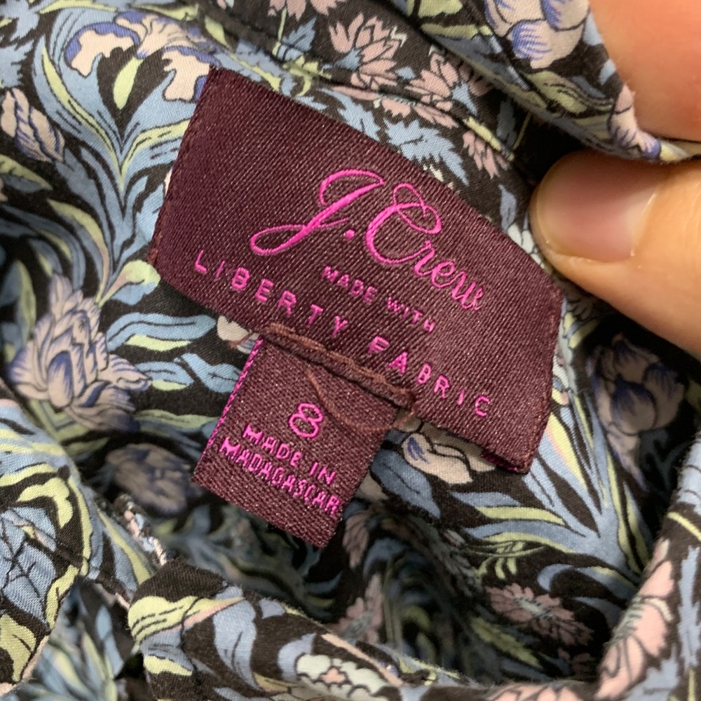 Liberty print J Crew blouse - Picture 4 of 4